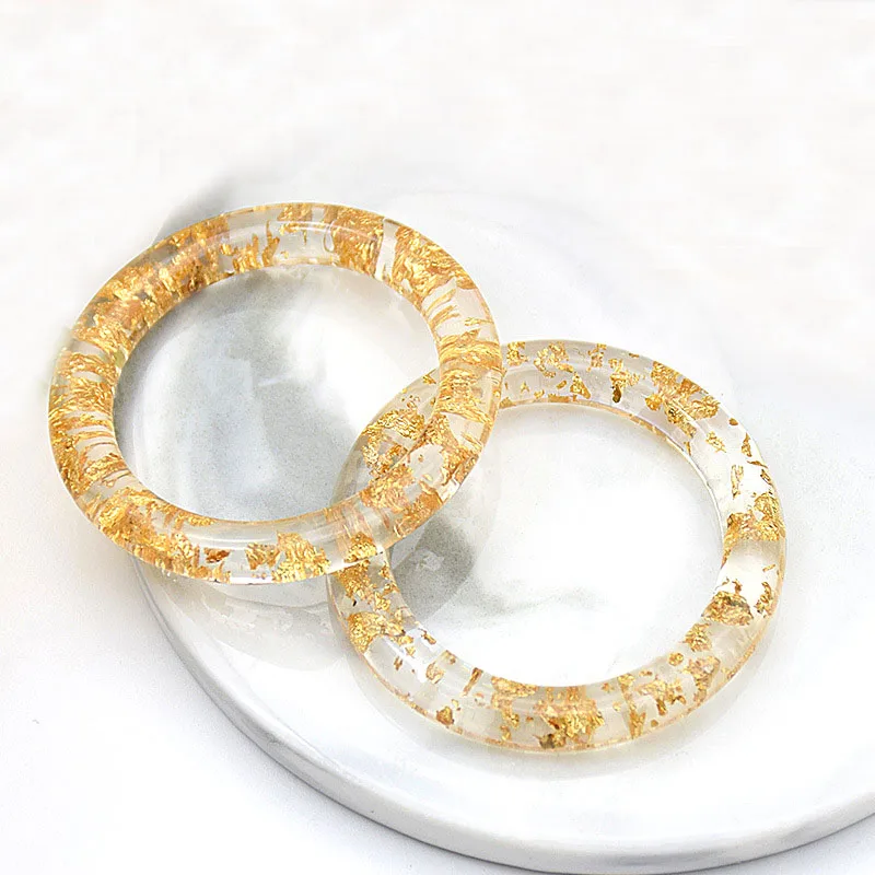 Plastic resin flat clasp o ring for swimwear connector