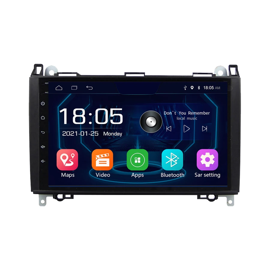 2 Din Android 10,0 9 дюймовый сенсорный экран автомобильный аудио видео плеер радио плеер 1 + 16 ГБ с IPS экран для BENZI B200 B-CLASS