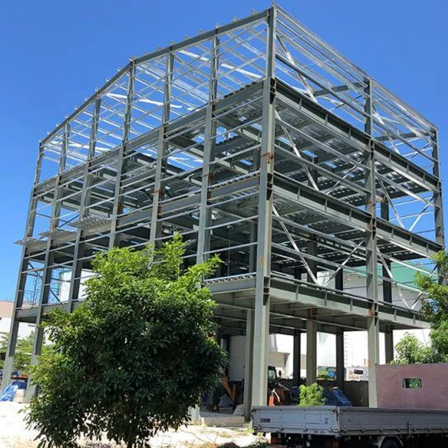 ce certified multi-story prefab cheap steel commercial building