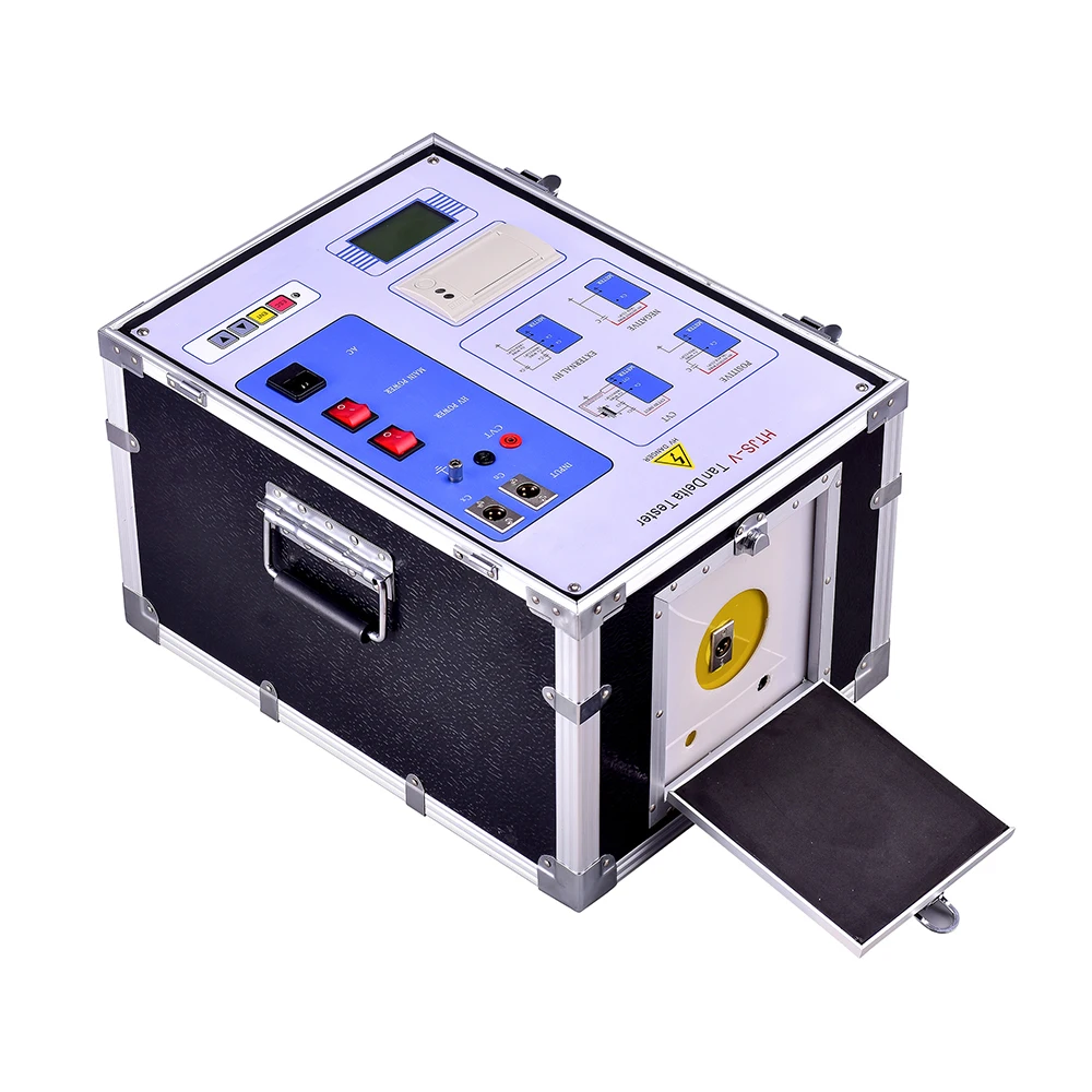 B HTJS-V Full-automatic Anti-interference Dielectric Loss Tester Tan Delta Tester For Transformer Substation