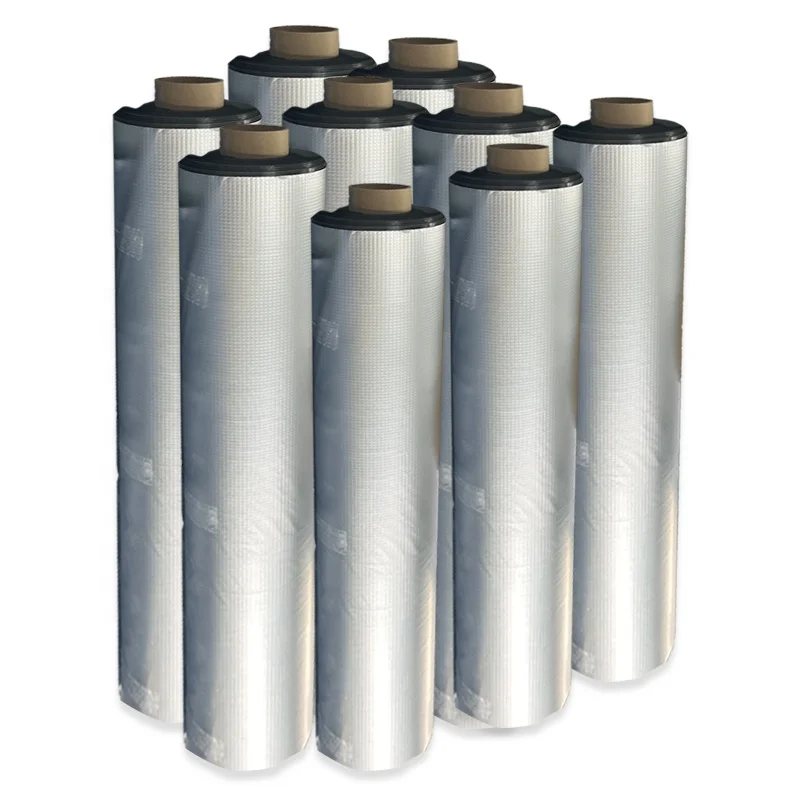 Self adhesive membrane butyl base,aluminum waterproof butyl rubber membrane