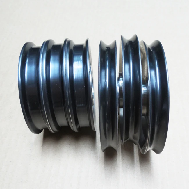 Custom Spraying Ceramic Bowl Shaped Guide Pulley For Making Wire Machine