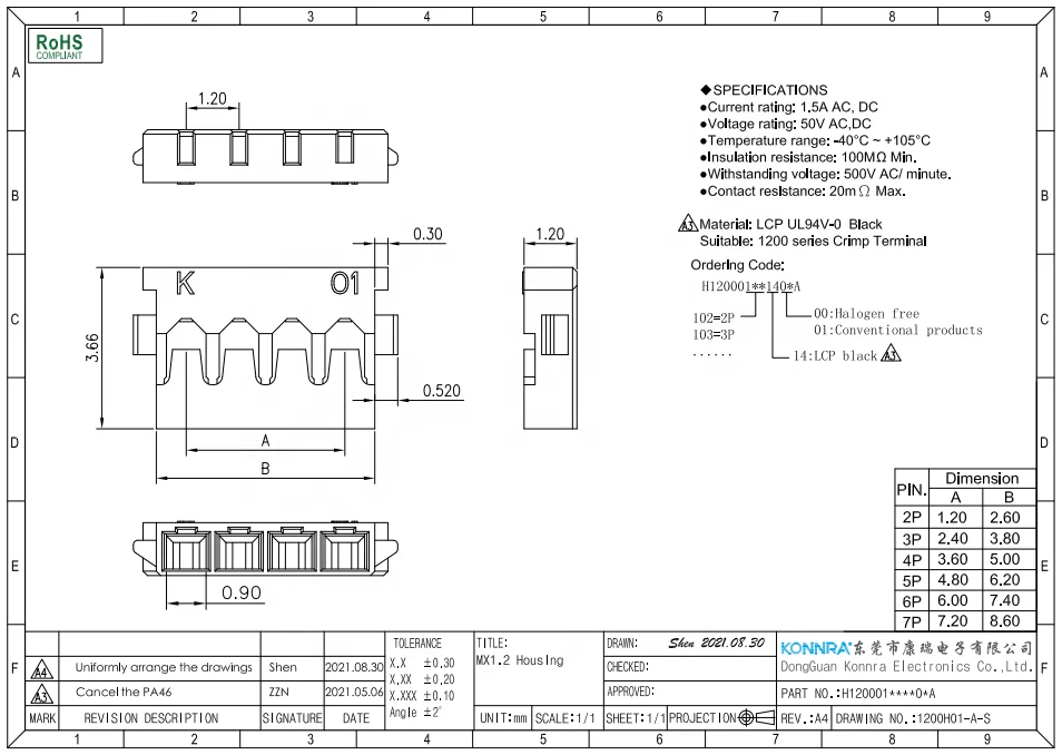 Индивидуальный кабель Molex EZmate 78171 78172 1,2 мм с шагом от провода до платы, альтернативный провод, жгут проводов для игровой клавиатуры