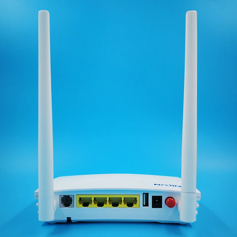 FTTH волоконно-оптическое оборудование ONU Gpon Wi-Fi модем 1GE + 3FE + VOIP + USB Wi-Fi маршрутизатор ZC-520 Gpon Onu с HUAWEI/ZTE OLT