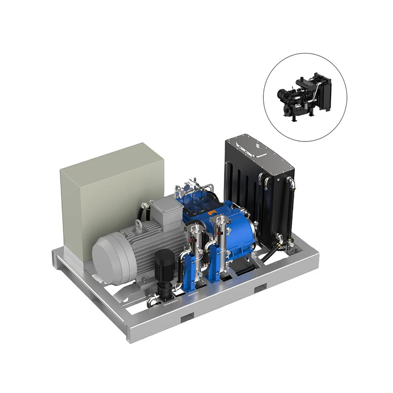 Industrial Cleaning High Quality 2800bar High Pressure Machine Electric motor Water blaster 132kw Hydro Blasting Machine