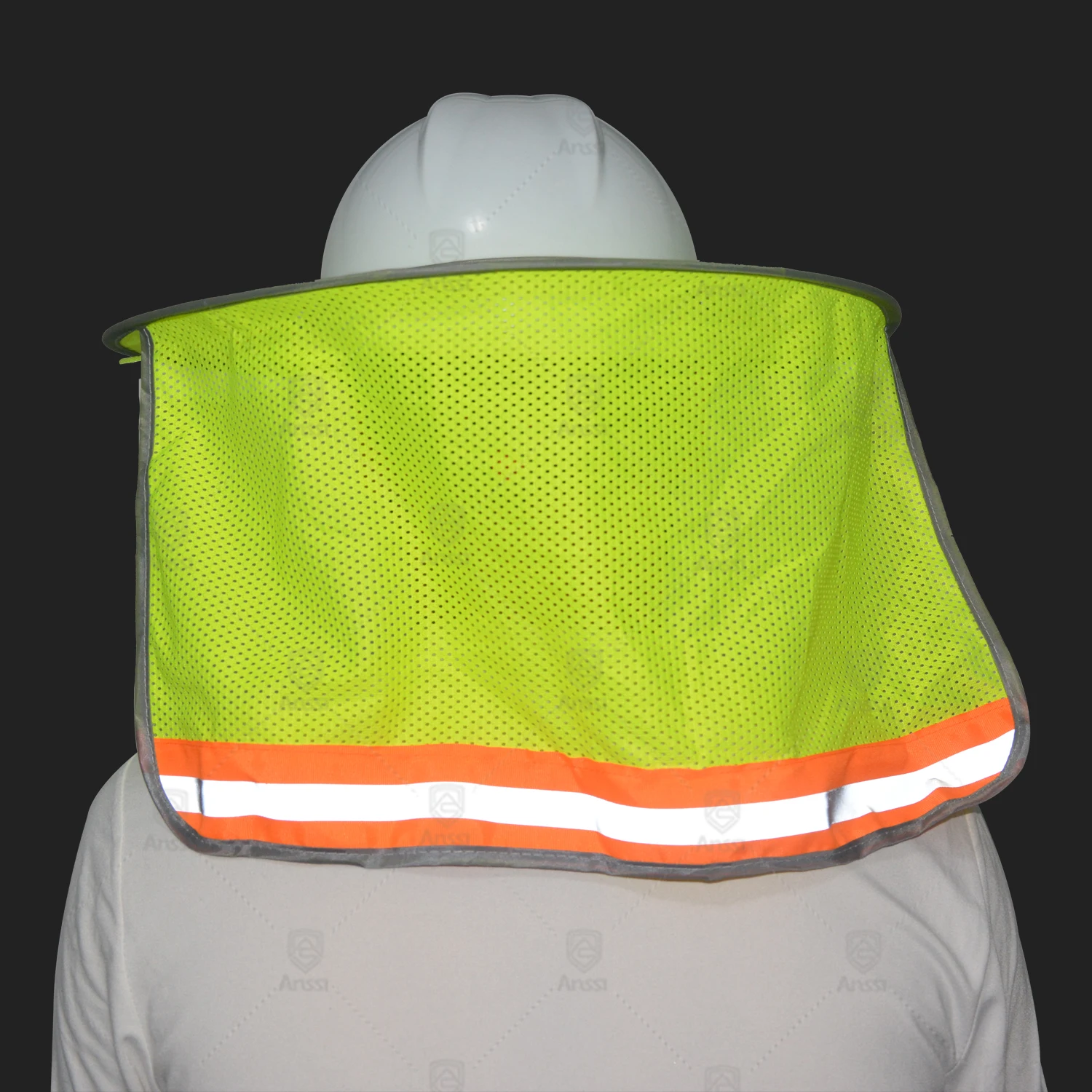 Brisk cooling mesh climbing neck protection hard hat sun shade visor with motorcycle breathable sun shield