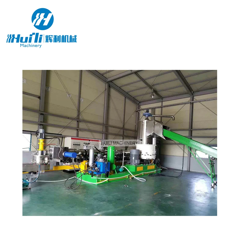 Plastic pelletizing recycling systems