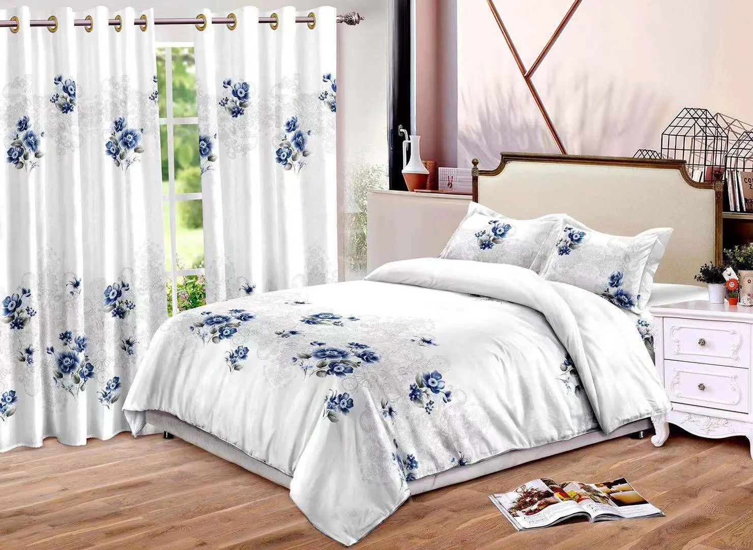 curtains and bedsheets set with matching curtains bedsheets with pillowcase wholesale cotton fabric for bedsheet