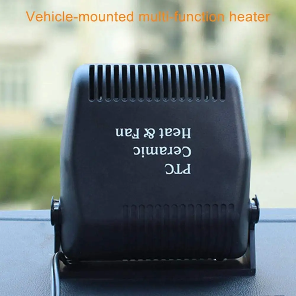 Portable Car Heater, 2 in 1 Fast Heater Cooling Fan, 12V 150W Car Heater Car Windshield Defogger