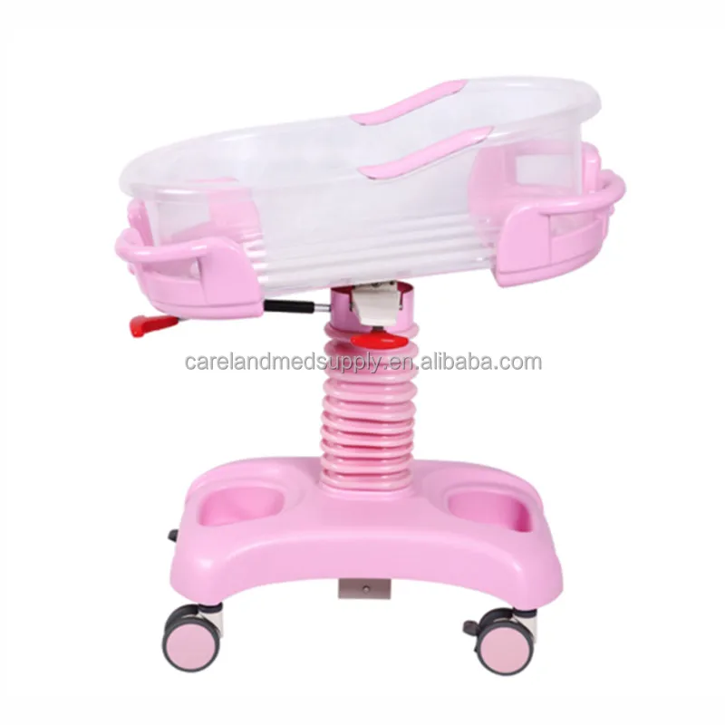 Hospital  medical neonatology newborn department mobile portable Hydraulic  baby infant crib bed cot