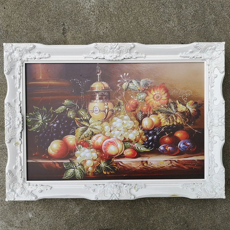 big barocco round white antique home decor wooden bedroom picture frames large photo frames for oil canvas paintings