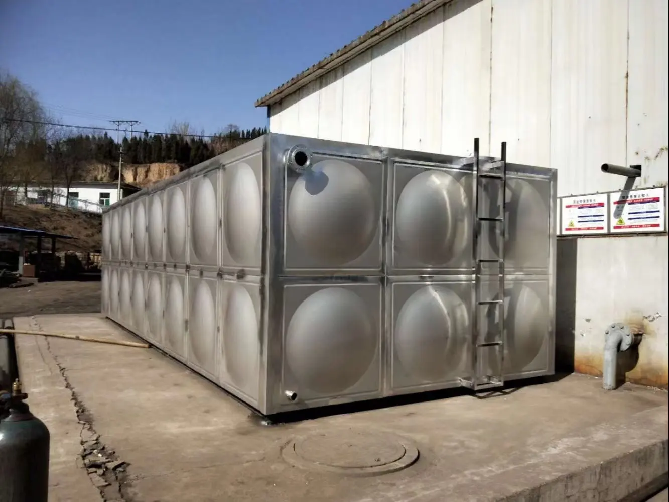 Flexible Panel Water Tank SS304 SS316 Food Grade Low Pricesolar Water Heater Stainless Steel Hot Water Tank Tank