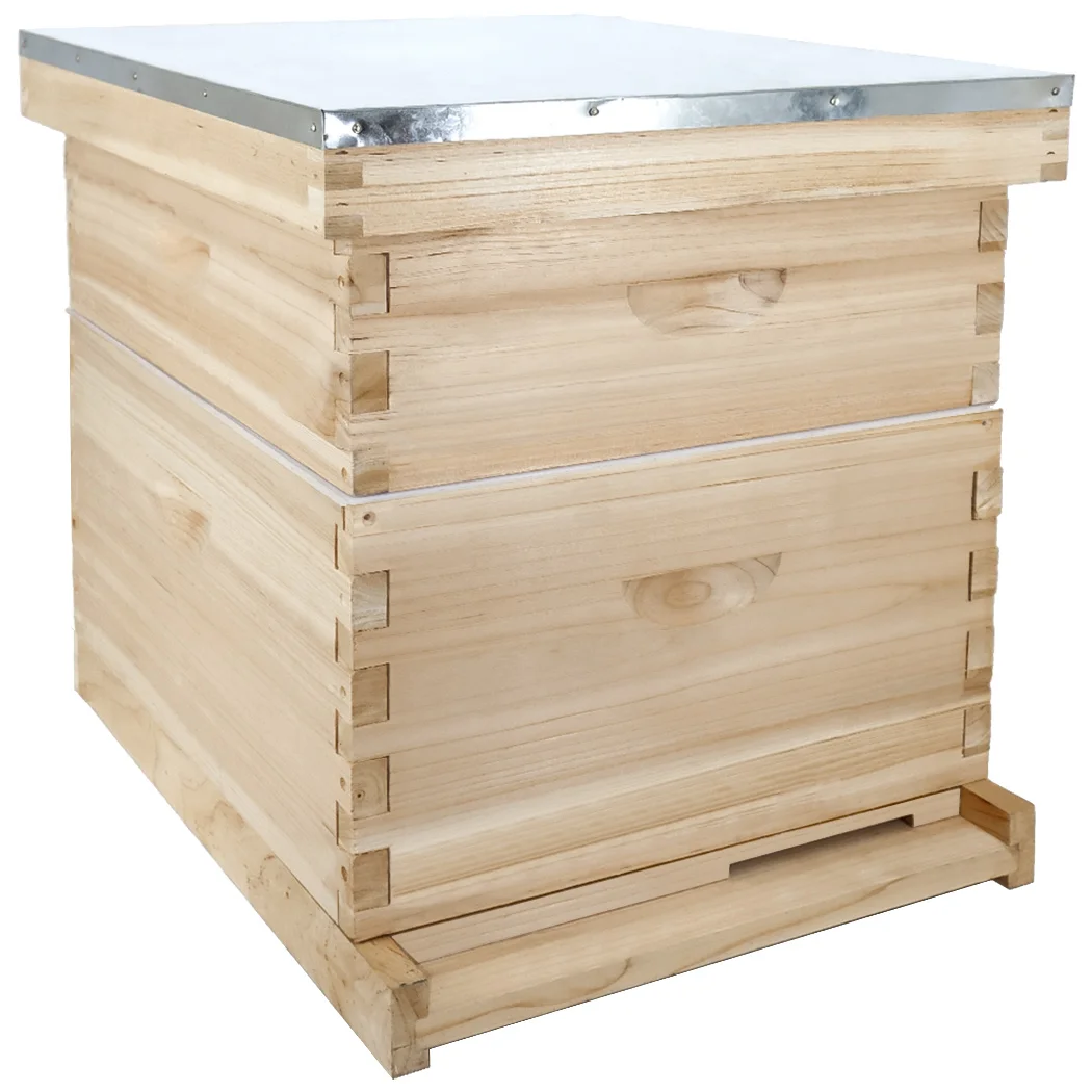 China Supplier Langstroth Beehive Kit Beekeeping Equipment Wooden Bee Hive With Factory Price