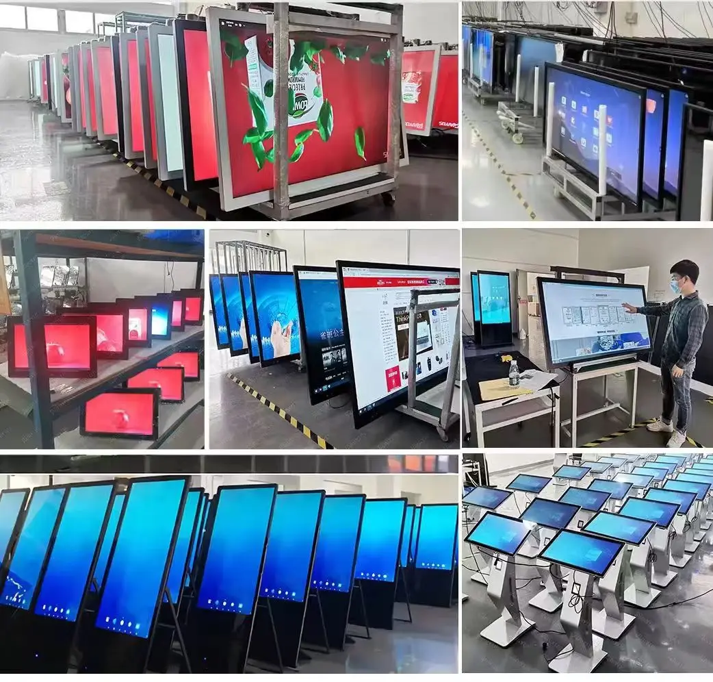 21.5 Wall Mounted TFT Commercial Display LCD Advertising Screen Digital Signage For Restaurant Digital Display For Menu