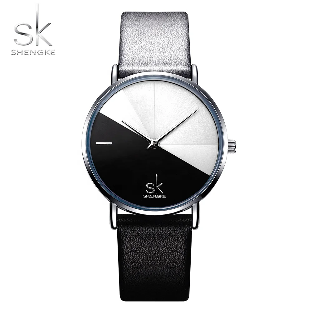SHENGKE Luxury Brand Ladies Quartz Gold Wristwatch K0095L Elegant Minimalism Women Wrist Watch Cheap Price China Watch