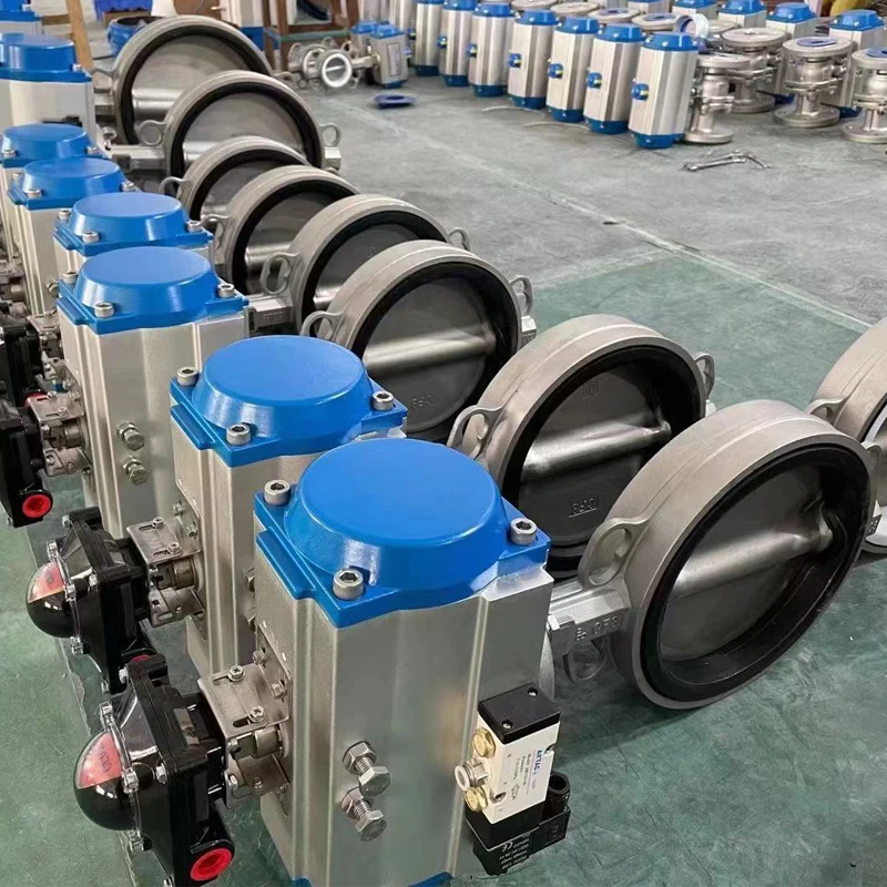 ANSI Stainless Steel D71X Manual Center Line Soft Sealed Rubber Lined PTFE Handle Clamp Butterfly Valve