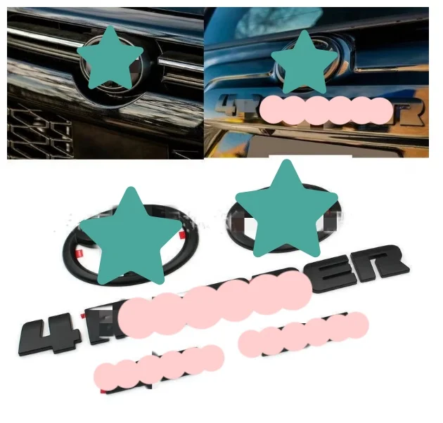 Abs Cover Car Logo Body Stickers Car Modification Accessories