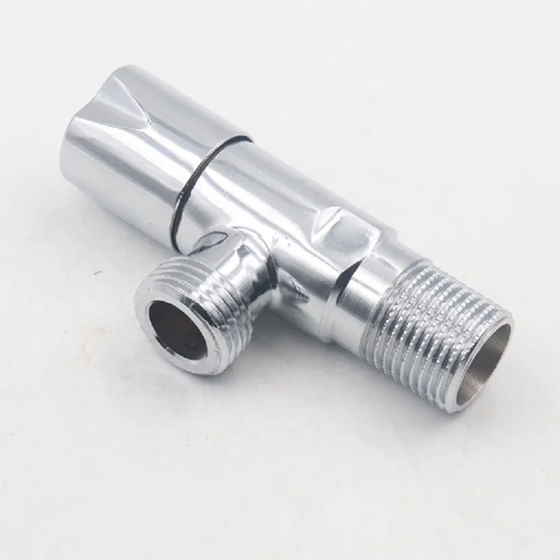 Двухсторонний Латунный Угловой клапан управления водой для ванной комнаты