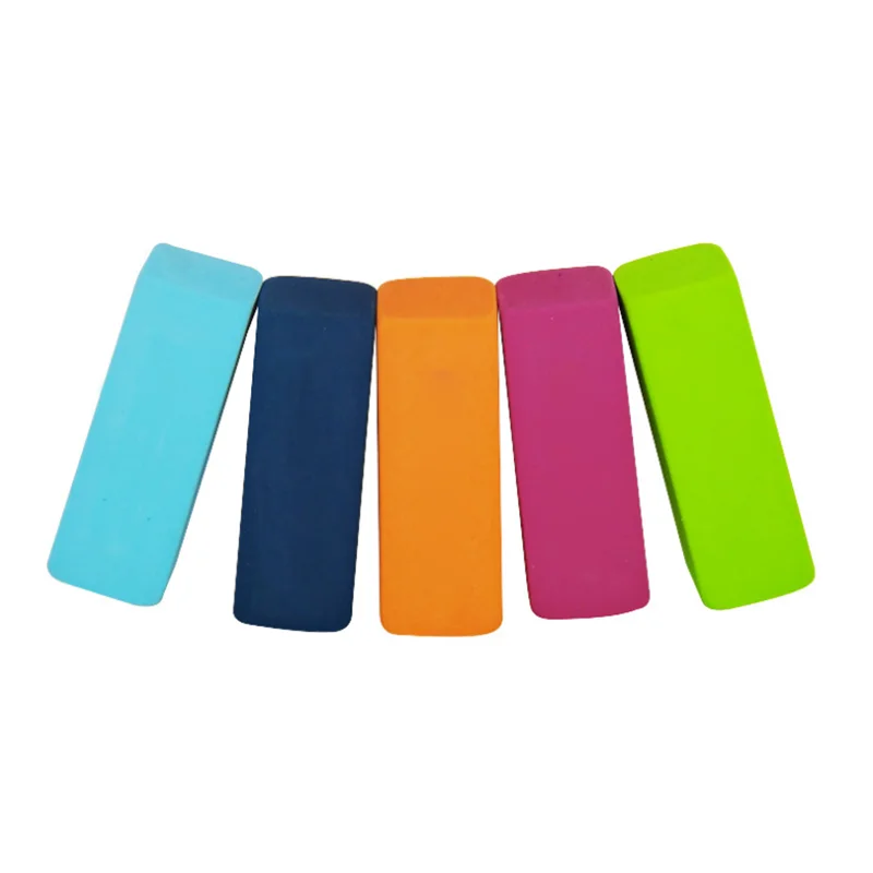 Drawing Rubber School Supplies NO FRITTER Cleaner LOGO Rubber Colorful Customized Student Pencil Eraser Ink Eraser