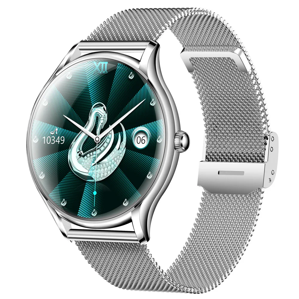 New ultra-thin 1.43-inch metal heart rate blood oxygen sleep dynamic UI waterproof AMOLED call smart watch