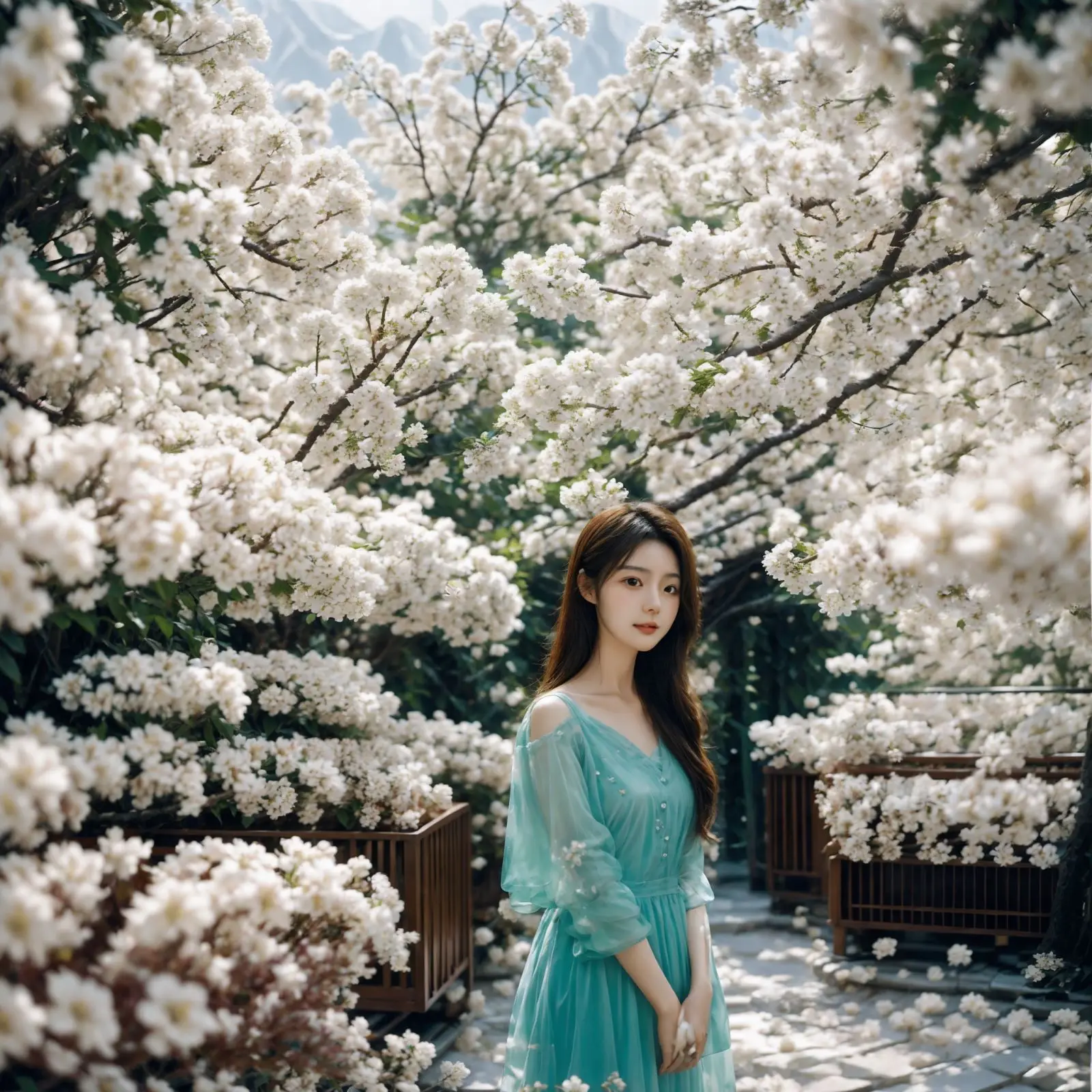 Custom Handmade Design DIY Fake Sakura Flowers Artificial Cherry Blossom White Flower Trees For Home Wedding Decor