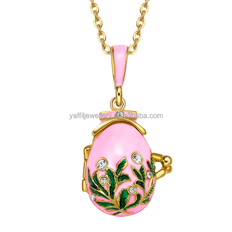 Wholesale Enamel Necklaces Handmade Jewelry Cute Bear Inside