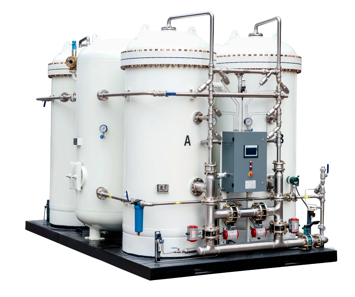 90%-99.9999% High Purity Oxygen Concentrator Compressor Air Separation Purification Oxygen Production