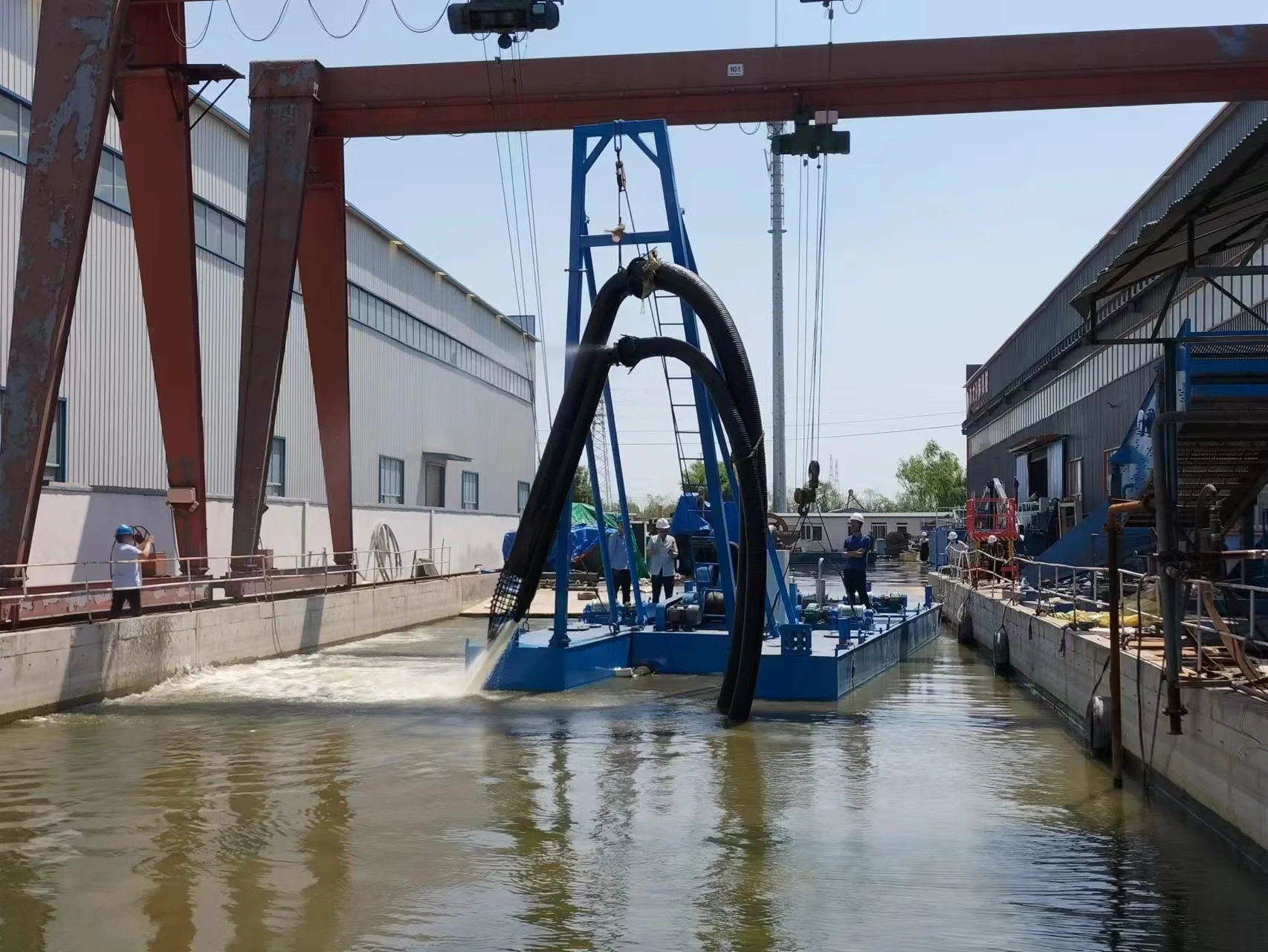 keda quality dual pump Jet sand dredger/ river sand jet suction dredger  for sale