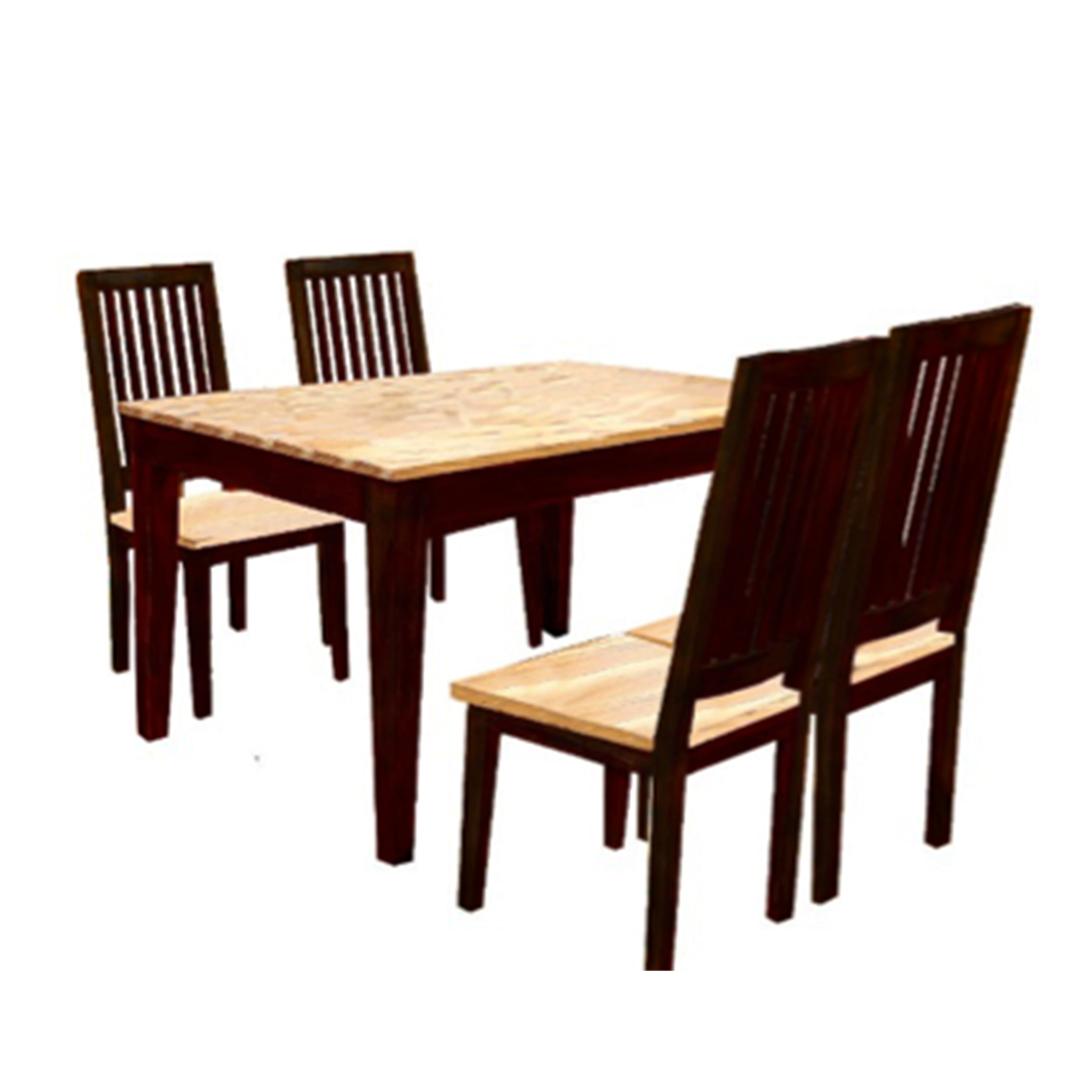 Hot Product Mahogany and Dark Brown Teak Dining Chairs Rustic Design for Home Office Hotel Coffee Shop or Outdoor Use