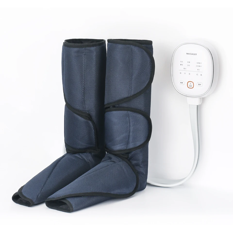 Air pressure compressor electric heated roller kneading shiatsu relax legs pain beauty calf spa acupoint foot massage