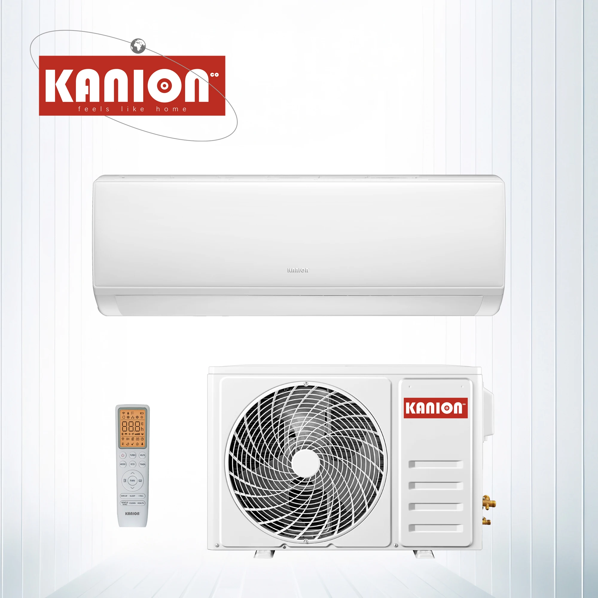 Kanionco 7000btu mini split mounted Type Fixed Frequency 50Hz air compressor Cooling&Heating air conditioning