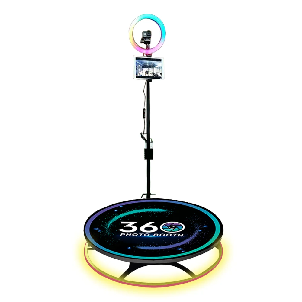 rental 360 photobooth Slow Motion Rotating 360 Degree Photobooth Portable Selfie Spin 360 photo booth Machine video booth