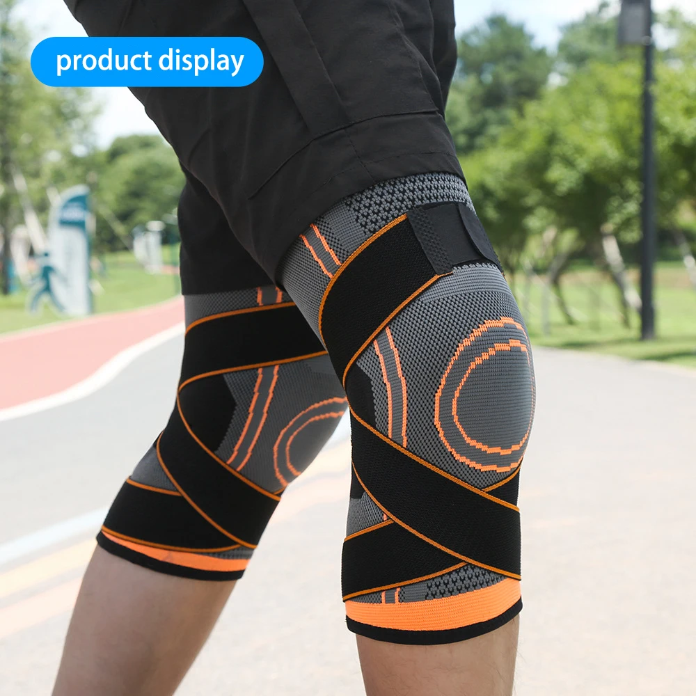 High Elastic Nylon joint Support Knee Pads Basketball Cycling Breathable Compression Knee Pad Knee Support