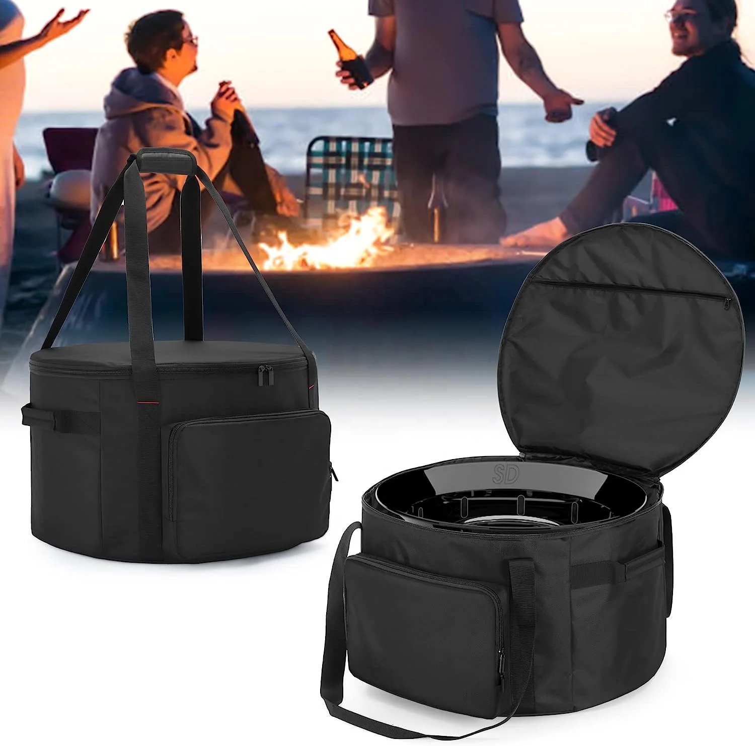 Outdoor Propane Gas Fire Pit Portable Case Carrying Bag