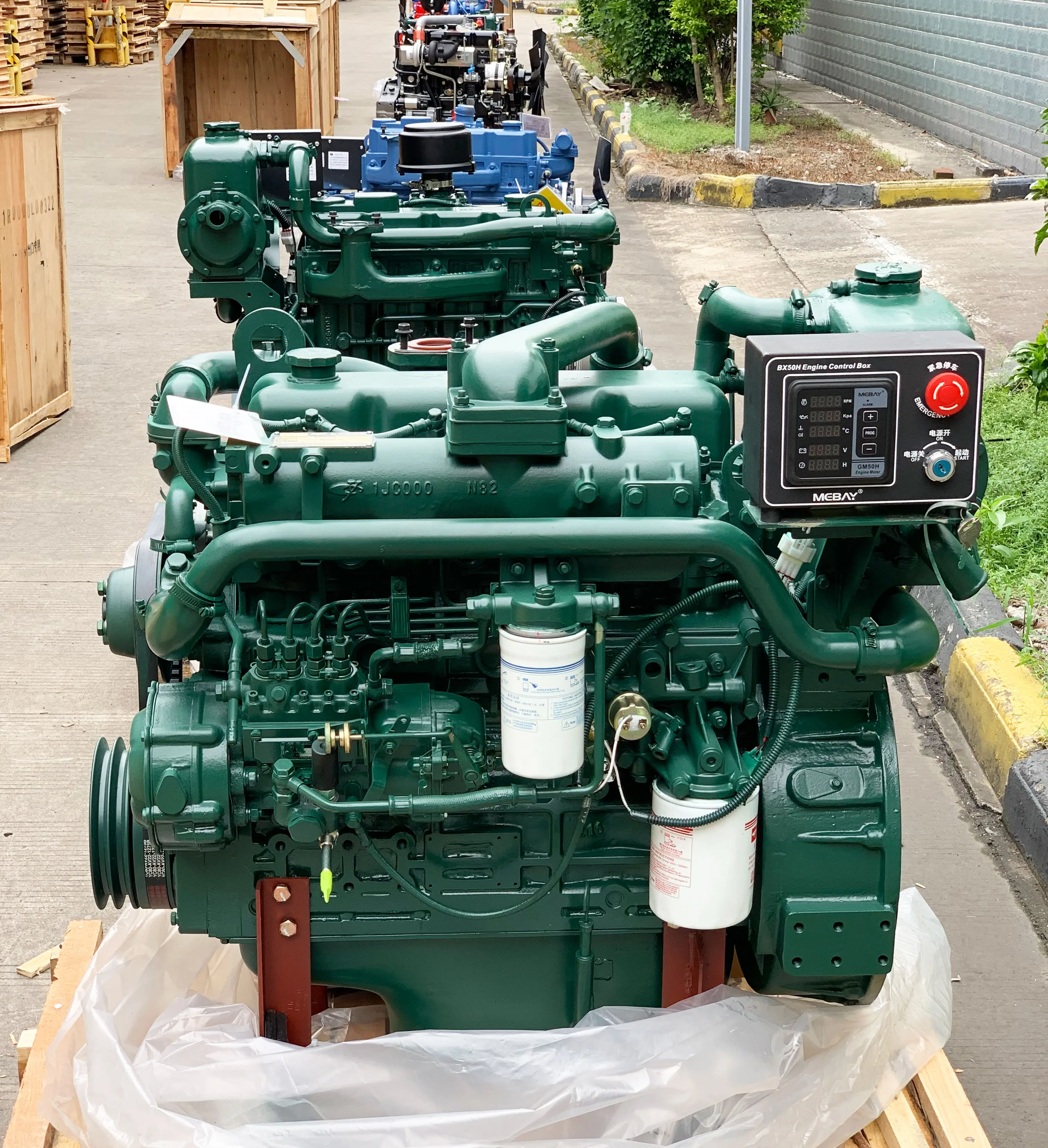 Судовой двигатель 40hp 50hp 60hp 4-тактный дизельный с водяным