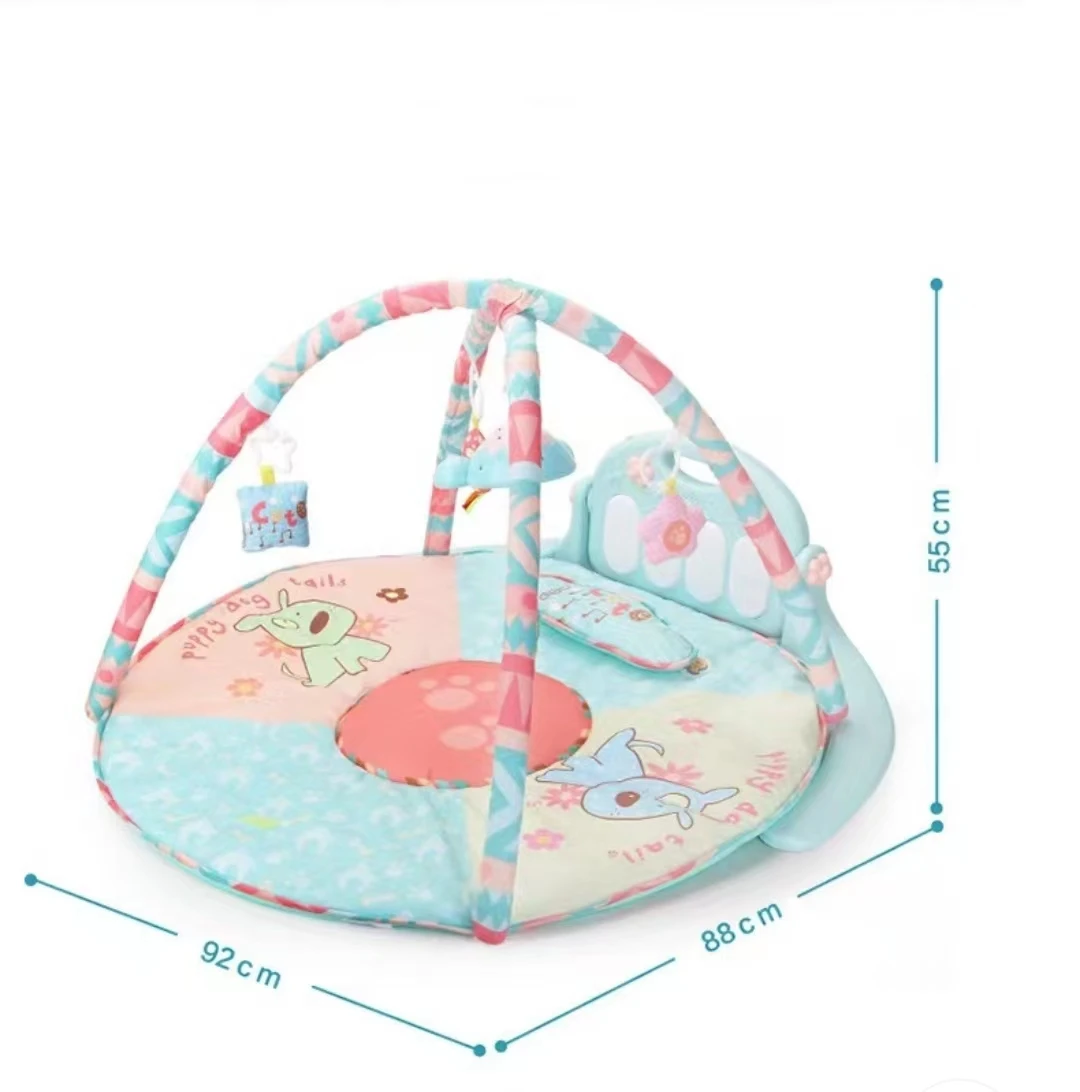 Детский музыкальный прикроватный коврик с подсветкой