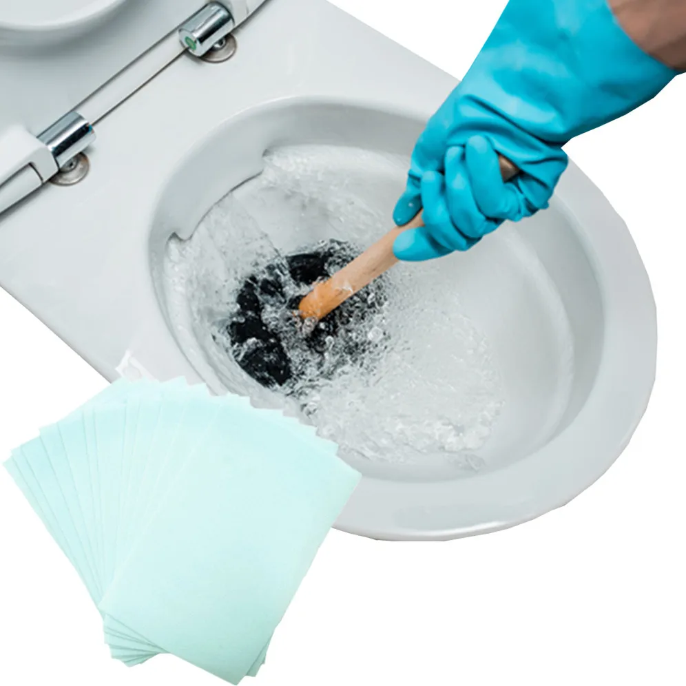 Toilet Freshener Strips - Gentle Components & Plastic-Free Package | Easy to Use Cleaner Strips for Sustainable Households