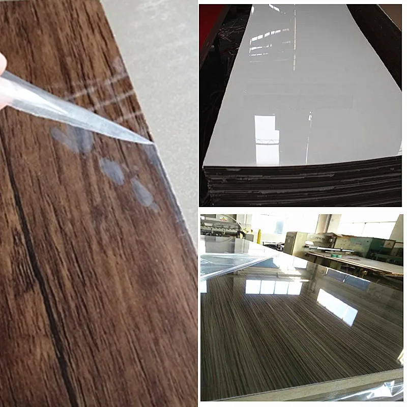 Different Size Water Resistant UV Melamine MDF Board High Gloss UV Board for Cabinet