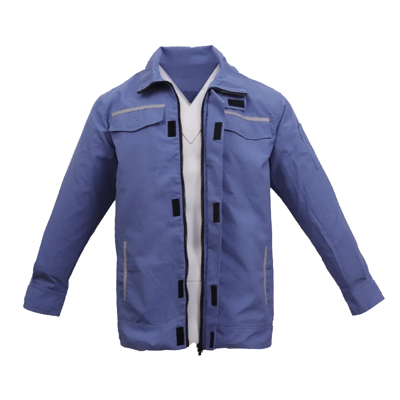 Customized fabric aramid FR clothing EN11612 fire retardant safety jacket