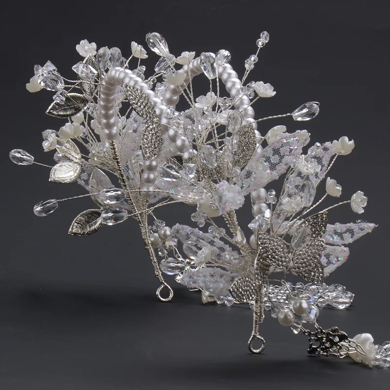 Hot Selling Handmade Tassel Headband Fringe Super Fairy Crystal Bride Bedazzled Headbands