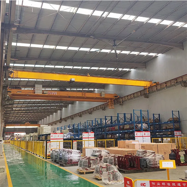 10 Ton 20ton 30 Ton Single Girder Steel Beam Overhead Travelling Control Remote Bridge Crane