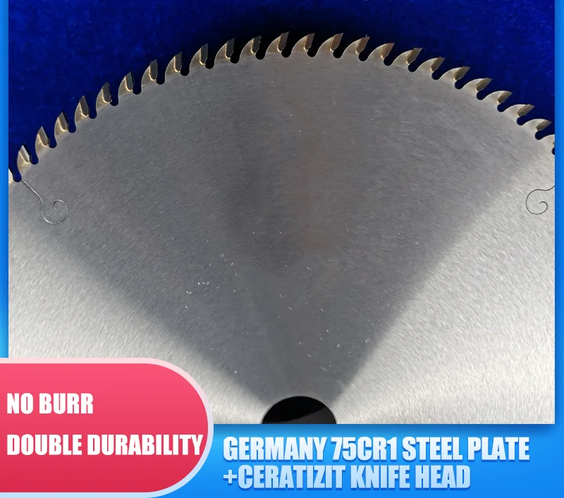 German Imported 75CR1 Steel 305mm 100Z 25.4mm Bore Tct Circular Saw Blade for Smooth Sharpest Cutting Acrylic