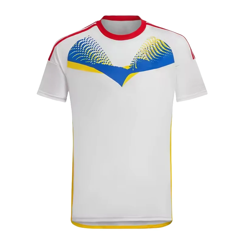 Venezuela Blank Soccer Uniforms Wholesale Quick Dry Football Jersey Sets Custom Design Sublimation Soccer Training Kits