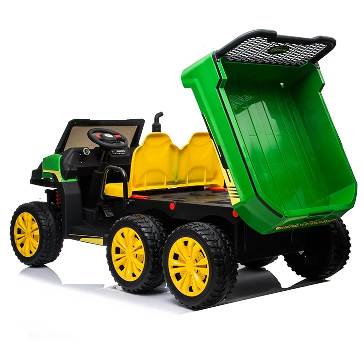 24V Battery 4 Motors 6-wheel Children Electric Toy Ride On Car Tractor