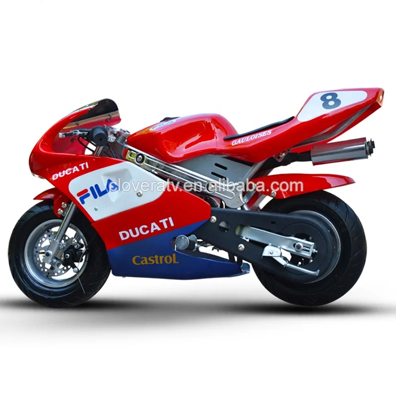 Бензиновый 2-х тактный питбайк 50cc карманный велосипед из Китая