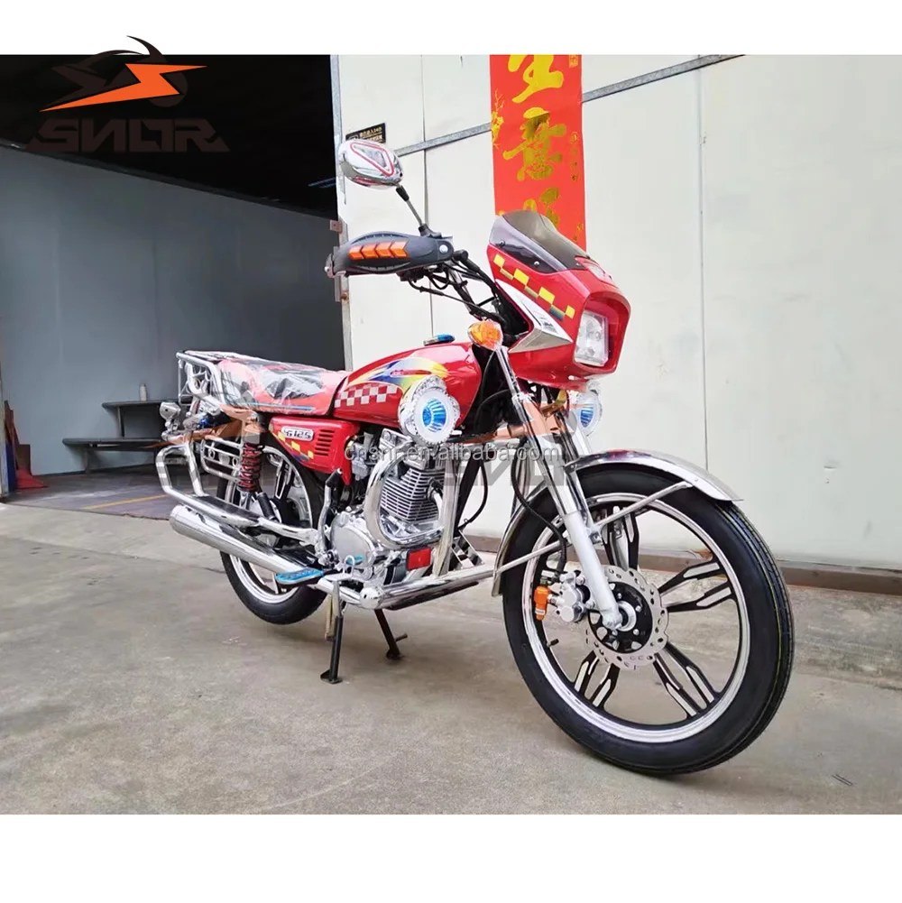 SNOR Good Sale CG125 Motorcycle Tyre Motobike Gasoline For Adults Cross Country Motorcycles CG125