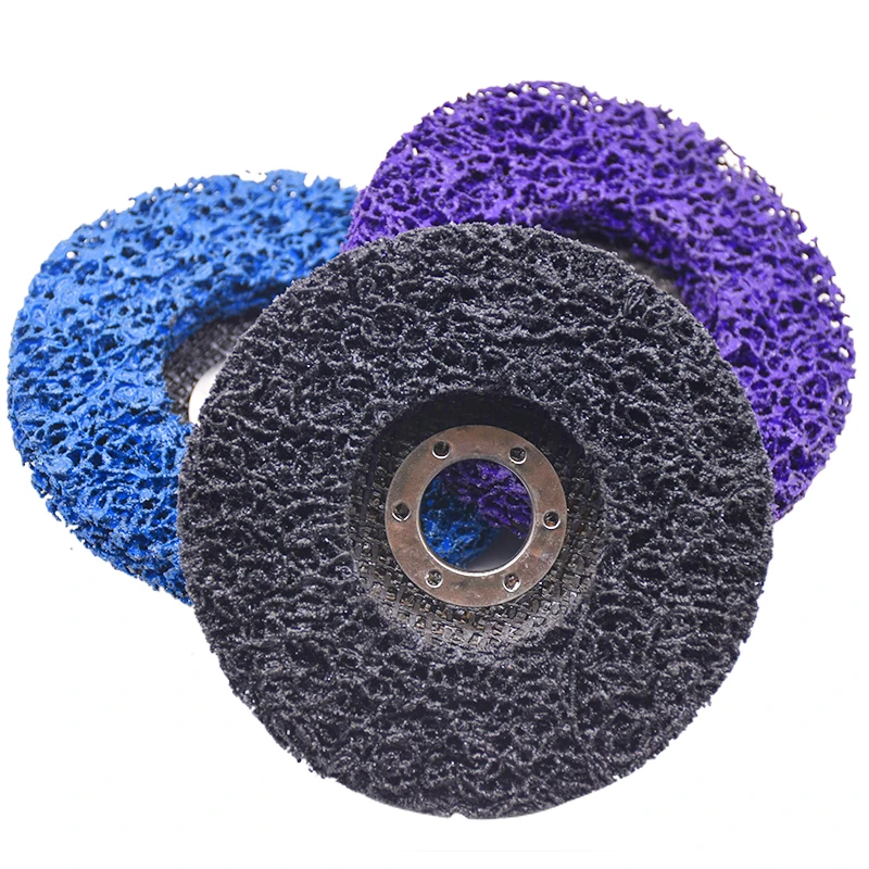 Factory Wholesale 4.5' Purple Blue Black Clean and Strip Disc for Paint Rust Removal