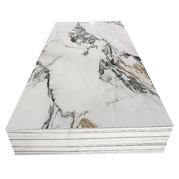 Easy Install  waterproof PVC  Marble sheet Spc Luxury Wall Panels  for bathroom