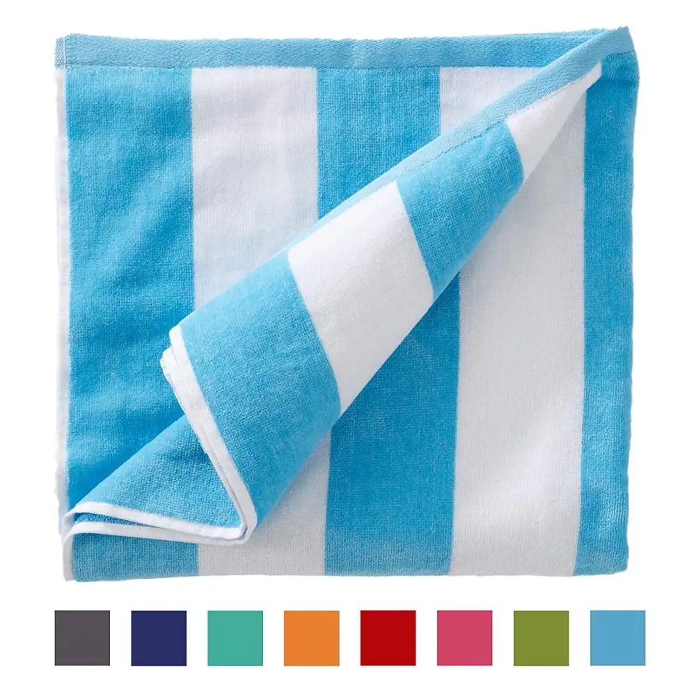 
Factory Production Custom 100% Cotton Velvet Reactive Printing Terry Soft Cotton Beach Towel 