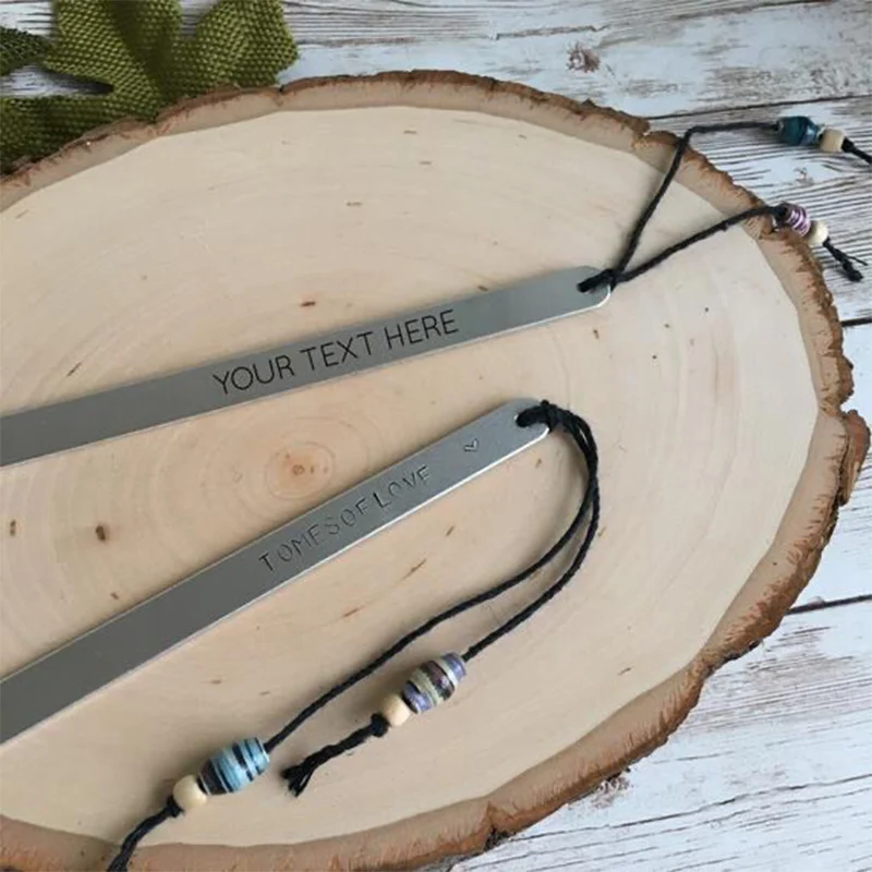 Custom Souvenir Gift Standard Size Silver Plated Blank Engraved Metal Bookmark